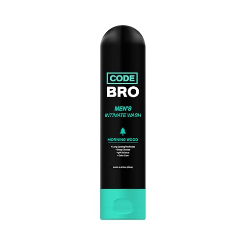 Men's Intimate Wash Morning Wood - Shower Stuff for Men (250ml, 8.45 fl oz)