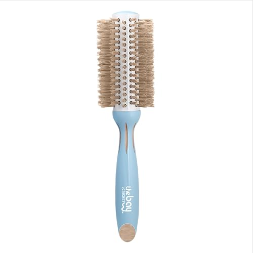 The Bay by Cricket¢â Blondie Boar Blend 2.25¡± Round Brush Painted Ladies Series with Lush Blonde Nylon Bristles and a Ceramic Glazed Barrel