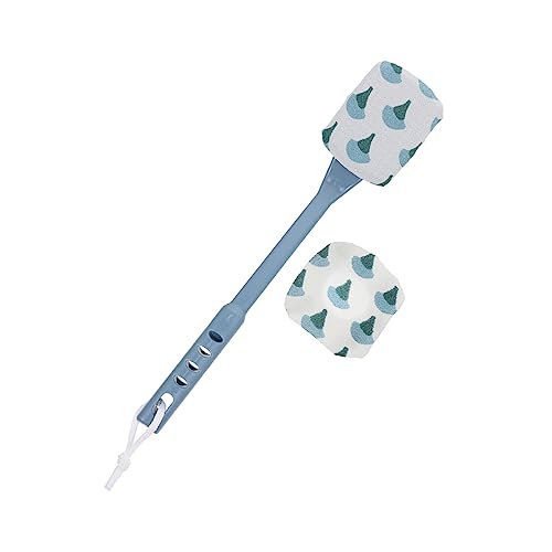 Long Handle Bath Brush Back Scrubber for Shower Deep Clean Exfoliating Body Massage Brush with Soft Bristles 15.74In for Smooth Skin