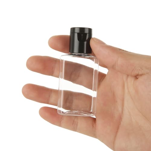 100 Pack 1 oz Empty Hand Sanitizer Bottles, Empty Travel Size Bottles, Mini Hand Sanitizer Bulk 100 Count, Refillable Containers for Travel Business Trip for Shower Gel, Face Creams