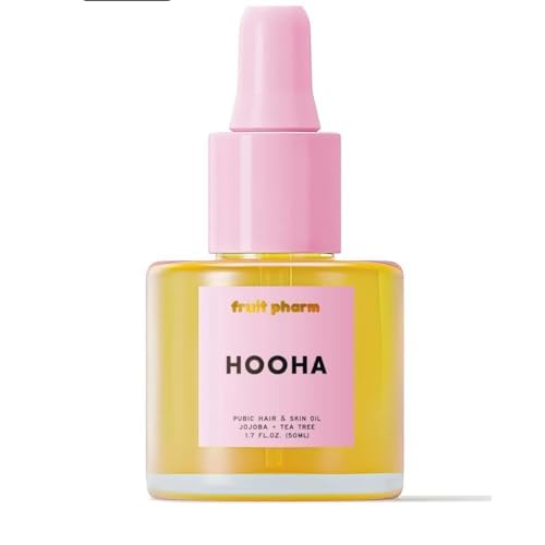 Hooha Intimate Oil with Jojoba and Tea Tree, 1.7 fl oz, Vegan Formula