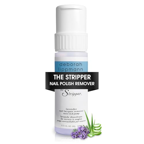 Deborah Lippmann The Stripper | Nail Polish Remover, Fast-Acting | Hydrating Aloe Vera to Prevent Dryness & No Chalky Residue | Lavender Scent