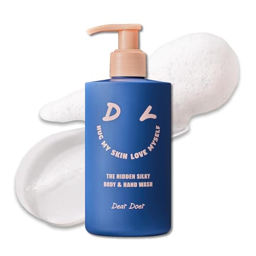 Dear Doer] The Hidden Silky Body & Hand Wash | Vegan | 10.14 fl oz - pH-Balanced 100% Plant-Based Surfactants for Non-Drying, Smoothing Skin with Natural PHA