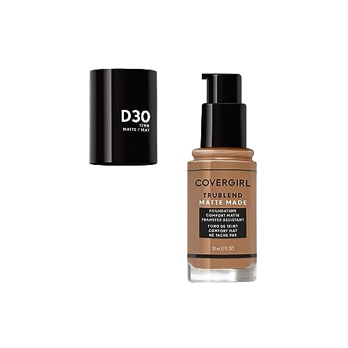 COVERGIRL TruBlend Matte Made Liquid Foundation, Bronze, 1.01 Fl Oz (Pack of 2)