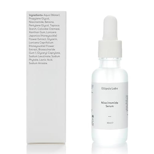 Niacinamide Serum by Ellipsis Labs ? Hydrating, Balancing, Skin Barrier Strengthening Vitamin B3 with Oatmeal and Betaine for Radiant, Smooth Skin, Oil Control, Vegan and Cruelty-Free, 1 Fl Oz