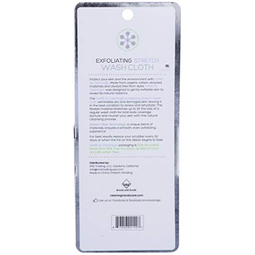 Care by Cleanlogic Exfoliating Stretch Wash Cloth (Pack of 3)