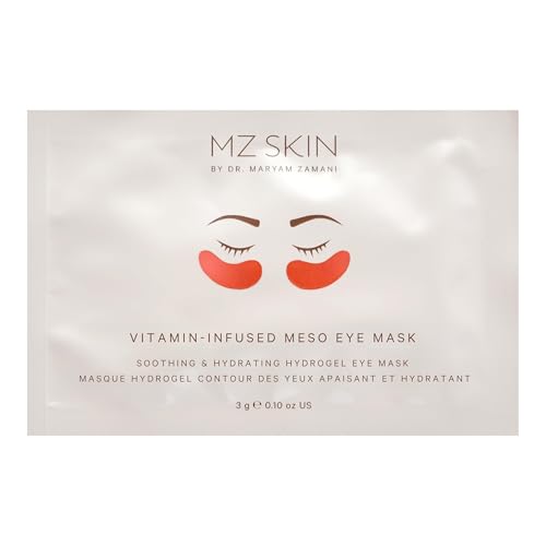 MZ SKIN Vitamin-Infused Meso Eye Mask | Hyaluronic Acid & Niacinamide Enhanced Hydrogel Treatment for Tired Eyes, Perfect For Anti-Aging, Wrinkles, Fine Lines & Dark Circles, Fragrance Free