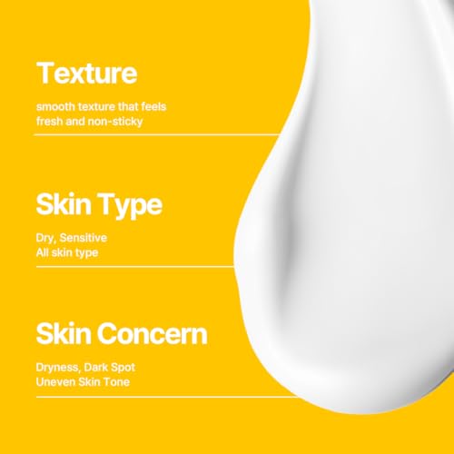FARMSTAY Citrus Yuja Vitalizing Emulsion ? Vitamin C Face Moisturizer for Dry & Sensitive Skin, Dark Spot Correcting, Deep Hydrating for Glowing Skin, Korean Skin care, for Women & Men, 9.46 fl. oz.