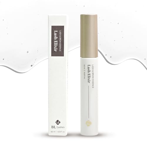 BL Lashes Serum for Eyelash Growth | 3-in-1 Lash Elixir with Peptide Complex & Biotin for Longer Fuller Thicker Lashes | Lash Growth Enhancer for Women(0.32 fl oz)