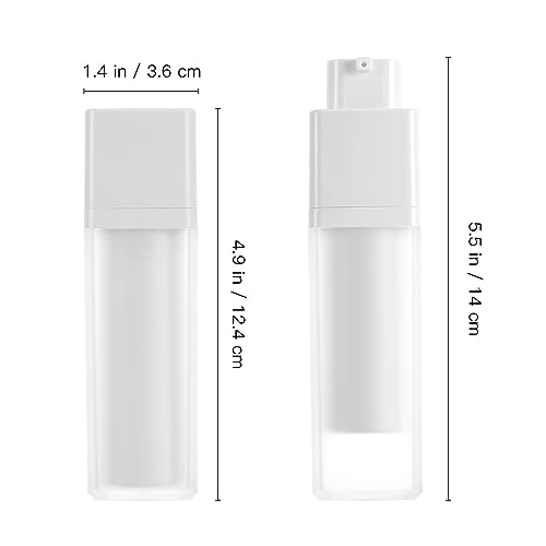 Beaupretty 30Ml Frosted Travel Bottles Refillable Cosmetic Containers Leak-Proof Sub Bottles for Lotion Serum Eye Cream Portable Skincare Travel and Daily Use