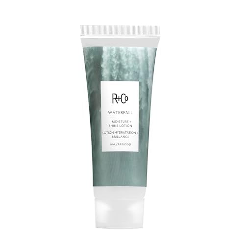 R+Co Waterfall Moisture and Shine Lotion | Lightweight Hair Hydration + Softness + Shine| Vegan + Cruelty-Free | Deluxe Sample