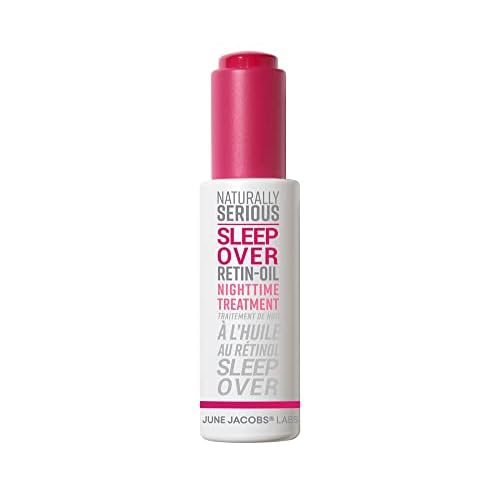 Naturally Serious | Sleepover Retin-Oil Nighttime Treatment, Vegan Retinol Oil, Anti-Aging Oil For Face, Vegan Skincare, Cruelty-Free Skincare