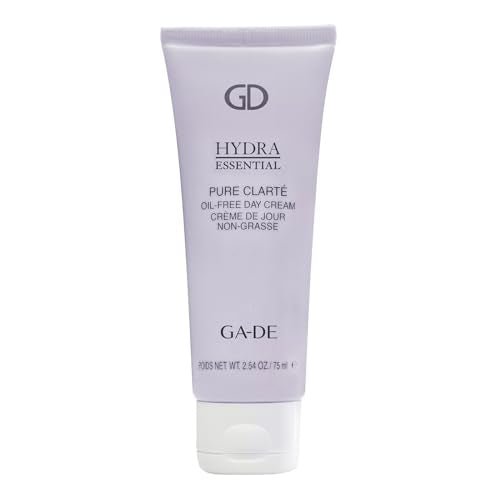 GA-DE Hydra Essential Oil-Free Day Cream - Face Moisturizer with Hydrasalinol, Salicylic Acid, Algae Extract, Vitamin E for Oily Skin - 2.54 oz