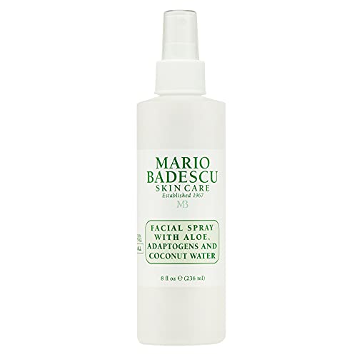 Mario Badescu Setting Facial Spray Mist with Aloe & Coconut Water, Refreshing and Hydrating Makeup Spray, Alcohol, Fragrance, Dye & Sulfate Free
