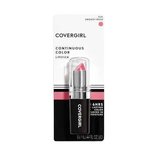 COVERGIRL Continuous Color Lipstick Smokey Rose 035, .13 oz (packaging may vary) (Pack of 2)