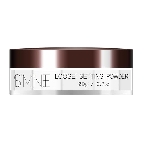 IS'MINE Loose Setting Powder, Lightweight Long Lasting Poreless Finish Transculent Loose Powder (White, 20g/0.7oz)