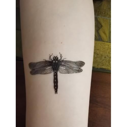 Butterfly Temporary Tattoo Sticker Waterproof Moth Insect Bee Dragonfly Men Women Party Favor 10.5X6cm Set of 24 (SF235)