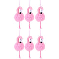 Beaupretty Flamingo Bath Balls for Kids 6 Pcs - Soft Shower Sponges with Gentle Skin Massage and Deep Cleansing for Home and Hotel Bathing 10.23X4.72X7.08 Inches