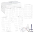 DANNI & TONI Semi Cured Gel Nail Strips Transparent Nails Crystal Clear(5 Packs)