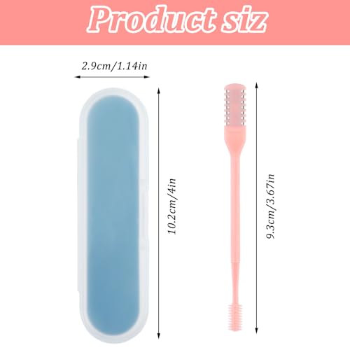 15 Pcs 2 in 1 Nose Hair Razor,Manual Nose Hair Cutter for Women,Portable 360¡Æ Rotating Manual Noses Hairs Trimmer for Women,Double Sided Nasal Hairs Cutters for Men with Cleaning Brush