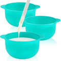Boao 3 Pieces Silicone Wax Pot Replacement, 14 oz Wax Pot Insert for Hair Removal Wax Warmer Liner, Removable Waxing Bowl for Home Use, 500 ml