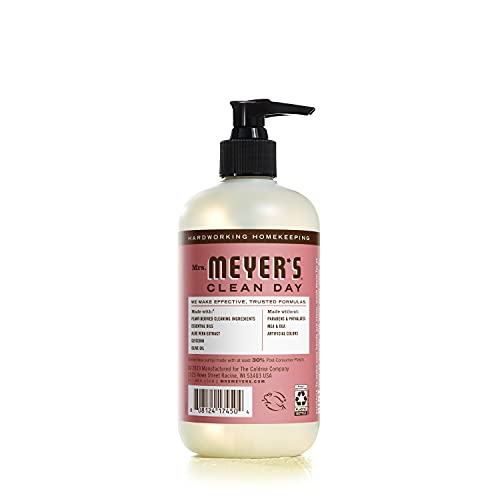 MRS. MEYER¡¯S CLEANDAY Hand Soap, Made with Essential Oils, Biodegradable Formula, Rosemary, 12.5 fl. oz (Pack of 2)