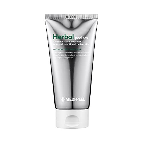 MEDI-PEEL Herbal Peel Tox 4.23 fl oz / 120g | Peeling Facial Soothing Cleanser, Exfoliating Cleanser | Wash Off Cream Mask | Vegan, Korean Skincare, For All Skin Types