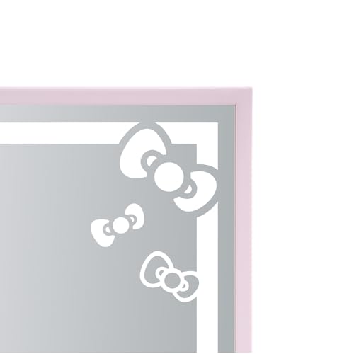 Impressions Vanity Hello Kitty Pretty Pink Tri Tone Led Makeup Mirror, Stylish Mirror with Lights and, Ideal for Your Vanity Desk or Travel Setup