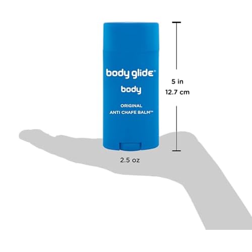 Body Glide Original Anti Chafe Balm | Anti Chafing Stick | Prevent Arm, Chest, Butt, Thigh, Ball Chafing & Irritation | Trusted Skin Protection Since 1996 |2.5oz-2pk