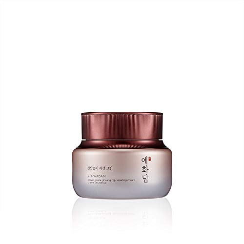 The Face Shop Yehwadam Heaven Grade Ginseng Rejuvenating Cream | Gentle & Low-Irritant Formula for Instant Face Anti-Aging Effects | Naturally Derived for Eye Skin Brightness, 1.69 Fl Oz