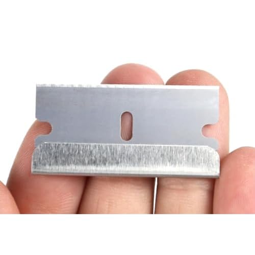 Single Edge Razor Blades - Two 10 Packs - 20 Blades - Heavy Duty SK5 Steel Utility Razor Blade Replacement in Convenient Storage Box