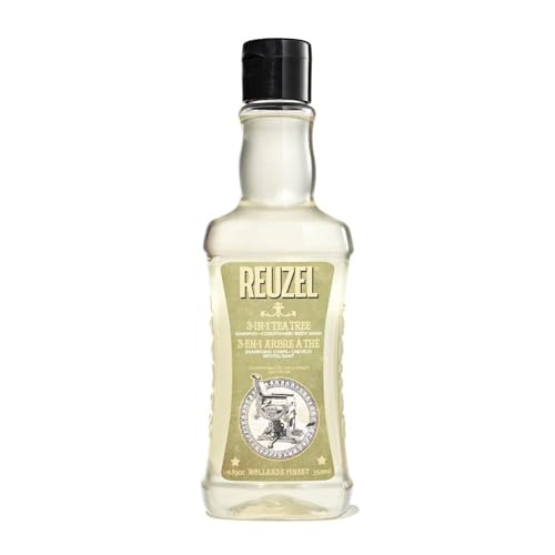 Reuzel 3-In-1 Tea Tree Shampoo, Cleanses Hair and Body