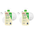 CeraVe Hydrating Foaming Oil Cleanser,Moisturizing Oil Cleanser for Face & Body,Squalane-Oil + Hyaluronic Acid + Ceramides,For Dry to Very Dry Skin,Fragrance Free & Residue Free,19 FL Oz,(Pack of 2)