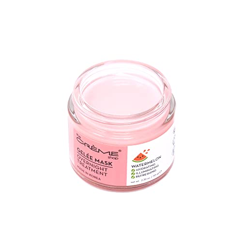 The Cr?me Shop Korean Skincare | Overnight Gel Mask for Moisturizing and Hydrating, Anti-Aging, Brightening, Relief facial skin care - 2.36 oz (Watermelon)