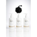 Novo Essentials Bath Gift Set, Body Wash, Shampoo and Conditioner with Loofah by ELO.