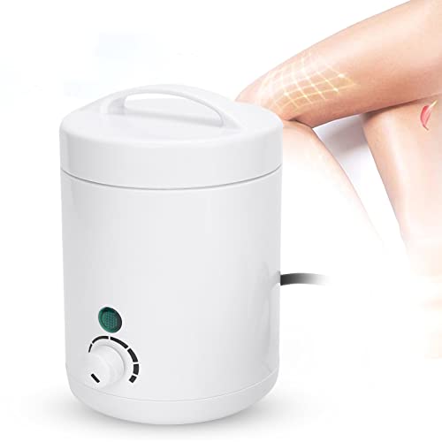 ZJchao Mini Hair Removal Wax Hot Machine, Paraffin Wax Warm Machine with 6 Gears Temperature Adjustment for Men Women, Waxing Pot Warmer Hair Removal (US Plug)