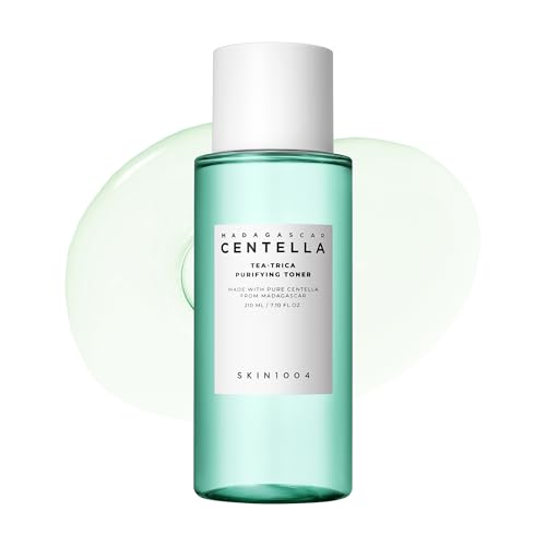 SKIN1004 Tea-Trica Purifying Toner, Korean Toner with Tea Tree & BHA, Centella Toner for Oil Control & Hydration, Lightweight Astringent for Soothing & Refreshing, Korean Skin Care, 7.10 fl.oz / 210ml