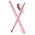 2PCS Under Eye Highlighter Stick with Brush, Waterproof & Smudge-Proof Under Eye Brightener Pencil, Highlighter Makeup Pen, Lying Silkworm Pencil Highlight & Contouring Stick (DC01-Beige)
