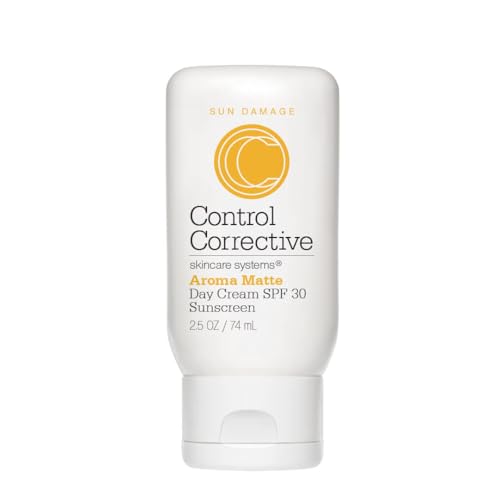 CONTROL CORRECTIVE Aroma Matte Day Cream Spf 30, 2.5 Oz - Sunscreen, Non-Comedogenic, Fast-Absorbing Aromatic Spf, Vitamin C, Won¡¯t Clog Pores, Full Spectrum Sun Protection, Micro-Fine Zinc, Green Tea