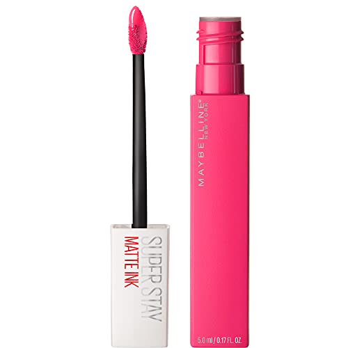 MAYBELLINE Super Stay Matte Ink Liquid Lipstick Romantic Vivid Pink and Composer Cherry Brown