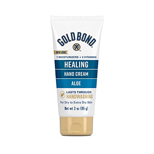 Gold Bond Age Renew Crepe Corrector Body Lotion, Replenishing & Smoothing Formula, 14 oz. & Healing Hand Cream, 3 oz., With Aloe, Moisture That Lasts Through Handwashing