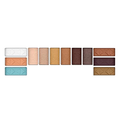 L.A. COLORS Day To Night 12 Color Eyeshadow Palette, Sunset, 0.28 oz. (CES425) (Pack of 2)