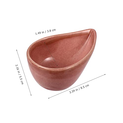 Essential Oil Holder Coffee Tray Essential Oil Mixing Dish, Ceramic Facial Mask Mixing Bowl Aroma Oil Holder Small Spa Dishes for Salon Face Mask Holder Essential Oil Bowls