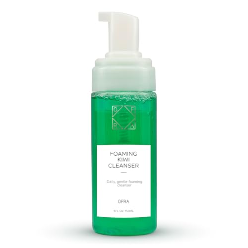 OFRA Foaming Kiwi Cleanser | Gentle Facial Cleanser for All | Daily Refreshing & Balancing | Soothing Foaming Formula for a Clear Complexion and Everyday Skincare | 5 oz/150 ml