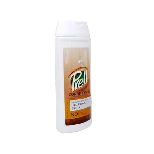 Prell Hyaluronic + Biotin Moisturizes & Strengthens Conditioner for All Hair Types 13.5 fl.oz (Pack of 2)