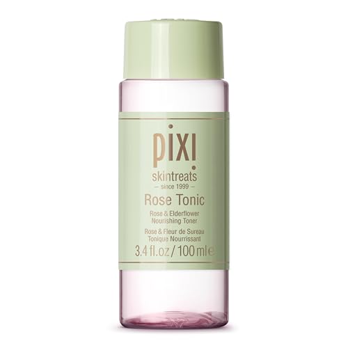 Pixi Rose Tonic Rose Hydrosol Toner Hydrates Skin, Minimize Redness, Rehydrates and Replenishes, 100mL/ 3.4 fl oz