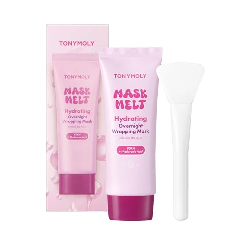 TONYMOLY Mask Melt PDRN + Hyaluronic Acid Wrapping Mask, Overnight Hydrating Face Mask with Second-Skin Technology for Firmness, Elasticity & Radiance, Deep Moisture Treatment, 2.7 fl oz