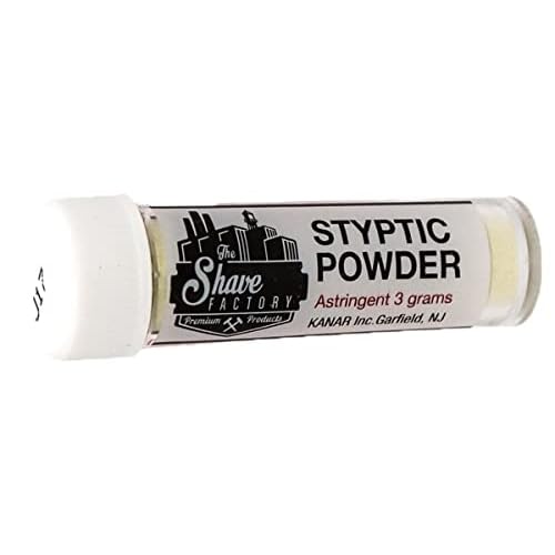 The Shave Factory - Shave Kit, Straight edge razor, single edge razor and styptic powder, starter shave kit, shaving kit (Black Razor/Premium Single Edge/Styptic Powder)