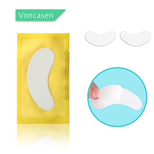 100 Pairs Set Under Eye Pads, Comfy and Cool Under Eye Patches Gel Pad for Eyelash Extensions Eye Mask Beauty Tool (Gold)