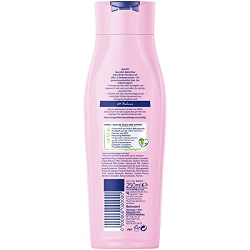 Nivea Hairmilk Natural Shine Shampoo 250 ml / 8.4 fl oz